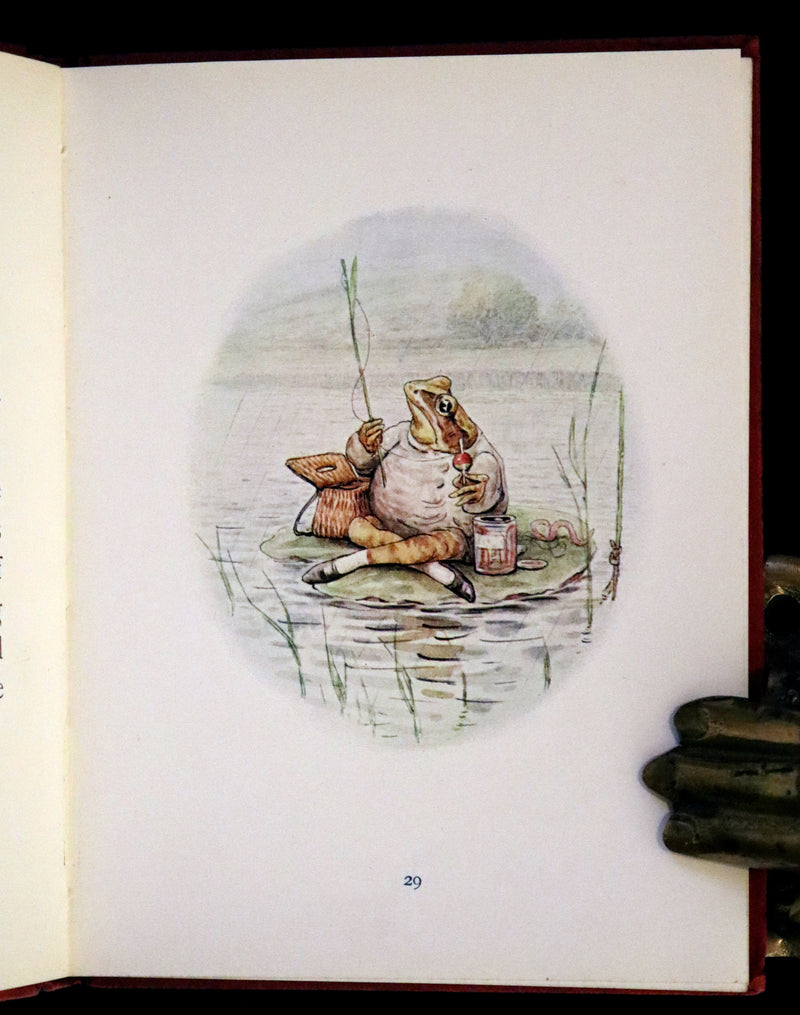 1910 Rare Book - The Tale of Mr. Jeremy Fisher by Beatrix Potter