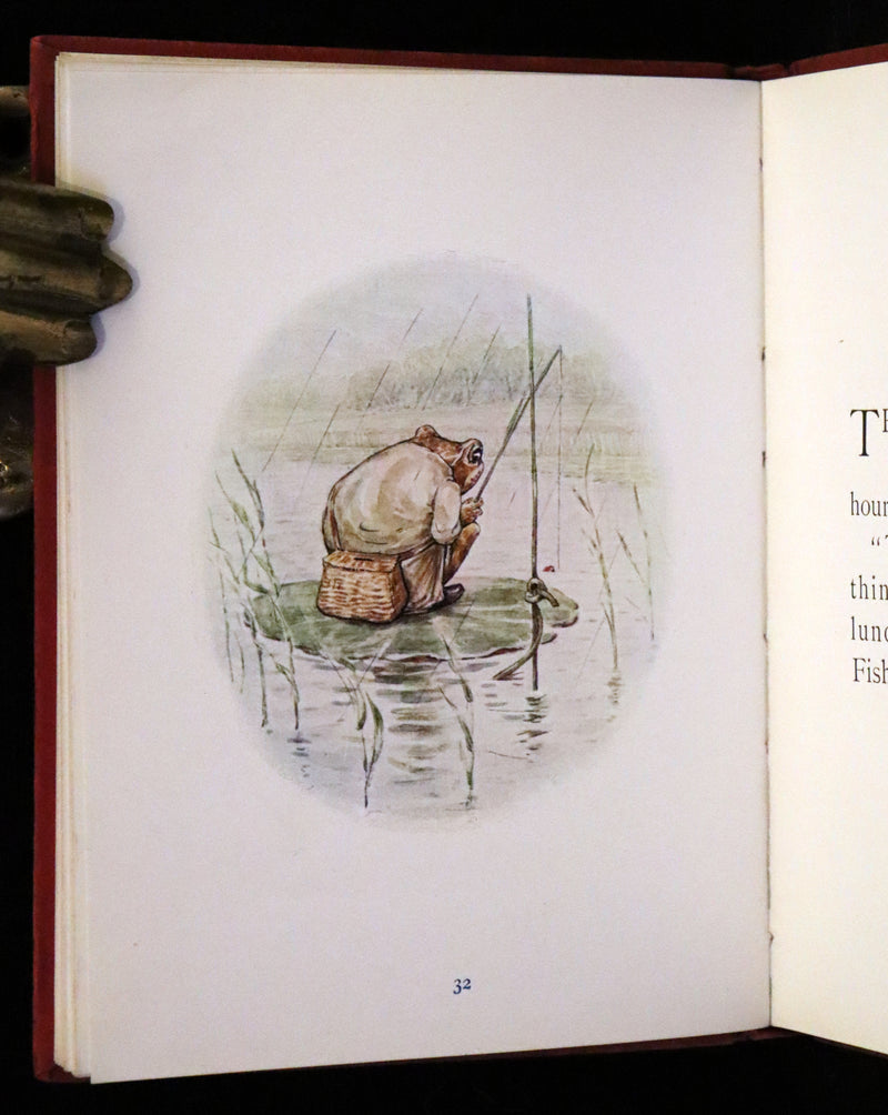 1910 Rare Book - The Tale of Mr. Jeremy Fisher by Beatrix Potter