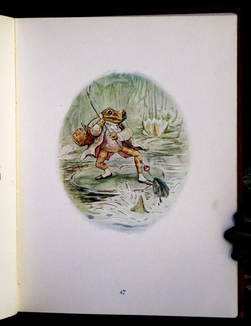 1910 Rare Book - The Tale of Mr. Jeremy Fisher by Beatrix Potter