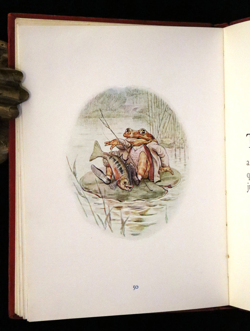 1910 Rare Book - The Tale of Mr. Jeremy Fisher by Beatrix Potter