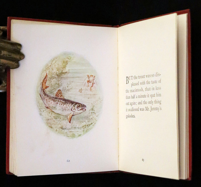 1910 Rare Book - The Tale of Mr. Jeremy Fisher by Beatrix Potter