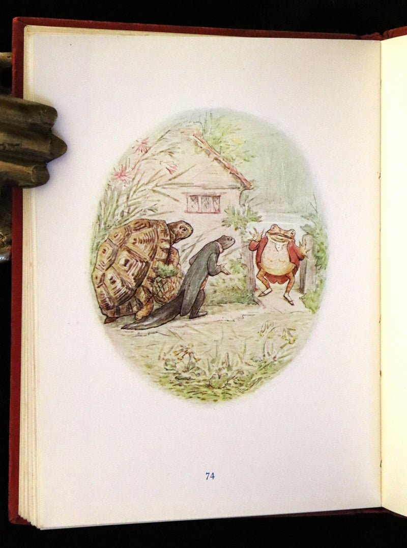 1910 Rare Book - The Tale of Mr. Jeremy Fisher by Beatrix Potter