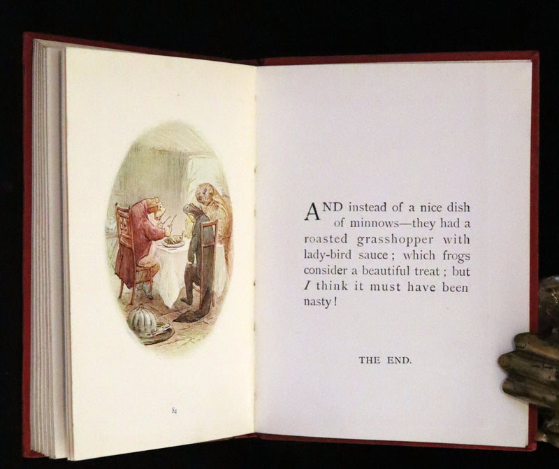 1910 Rare Book - The Tale of Mr. Jeremy Fisher by Beatrix Potter
