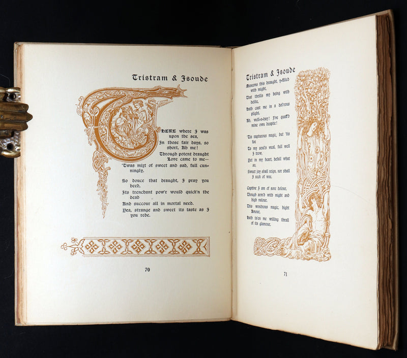 1920 Rare - Tristan and Iseult - Tristram and Isoude Illustrated by Evelyn Paul