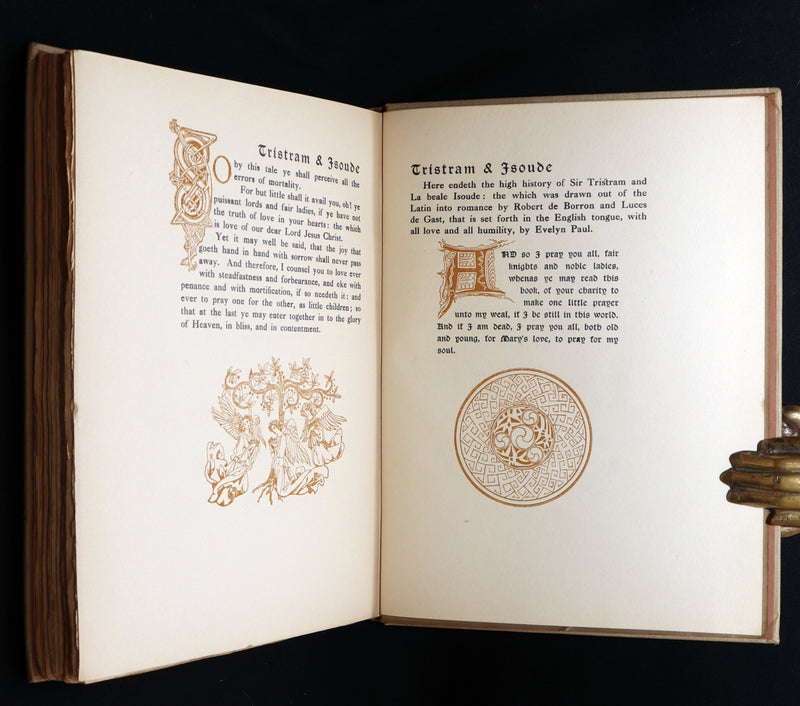 1920 Rare - Tristan and Iseult - Tristram and Isoude Illustrated by Evelyn Paul