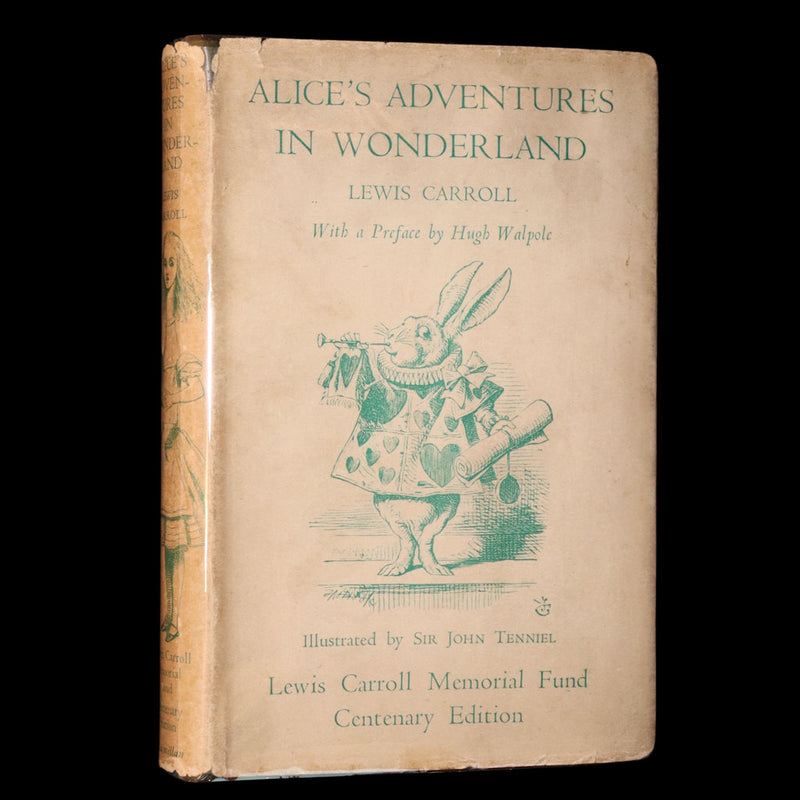 1932 Rare Centenary Edition with Dust jacket - Alice's Adventures in Wonderland