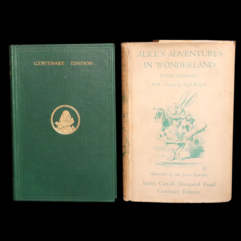 1932 Rare Centenary Edition with Dust jacket - Alice's Adventures in Wonderland