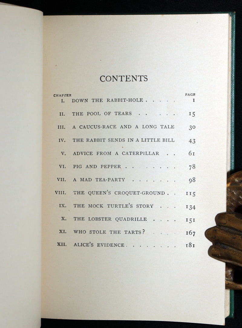 1932 Rare Centenary Edition with Dust jacket - Alice's Adventures in Wonderland