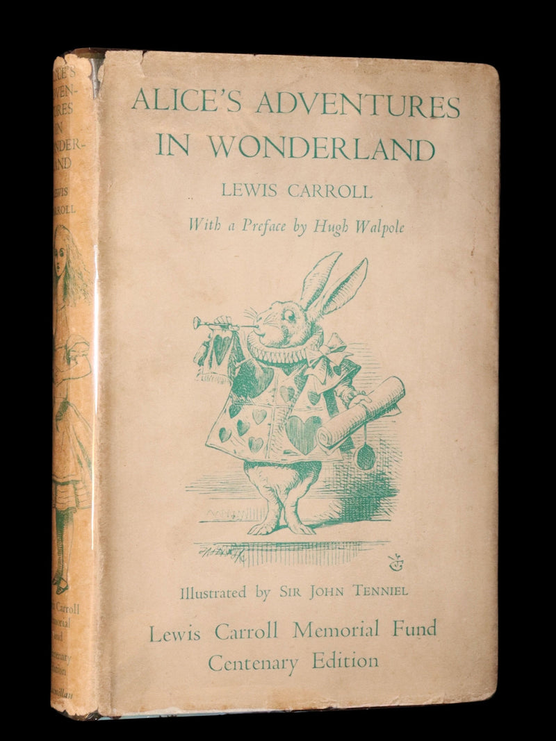 1932 Rare Centenary Edition with Dust jacket - Alice's Adventures in Wonderland