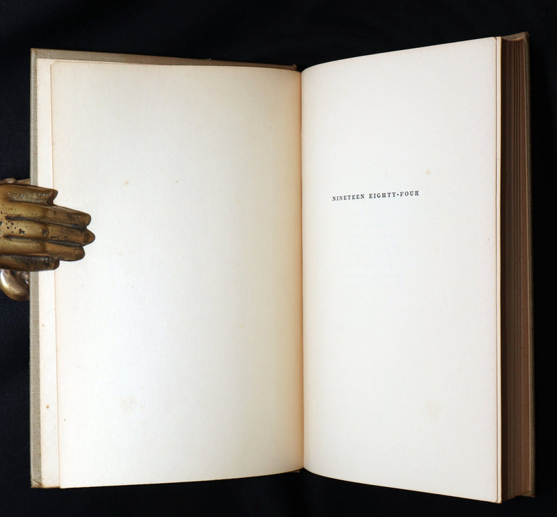 1949 George Orwell - Nineteen Eighty-Four 1984, 1st Edition, 2nd printing