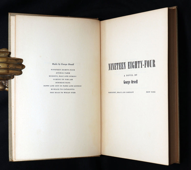 1949 George Orwell - Nineteen Eighty-Four 1984, 1st Edition, 2nd printing