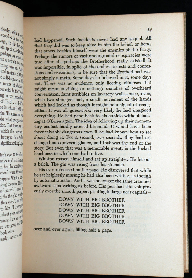 1949 George Orwell - Nineteen Eighty-Four 1984, 1st Edition, 2nd printing