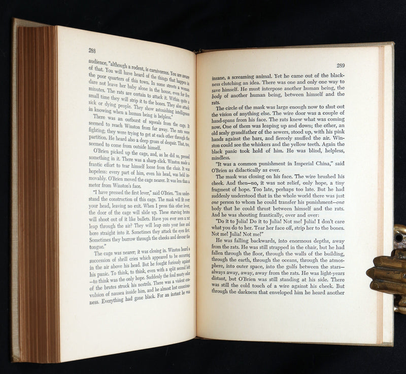 1949 George Orwell - Nineteen Eighty-Four 1984, 1st Edition, 2nd printing