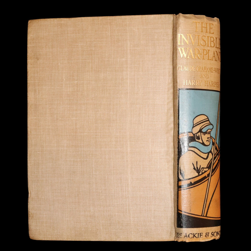 1915 Rare Book -  The Invisible War-Plane: A Tale of Air Adventure, Illustrated