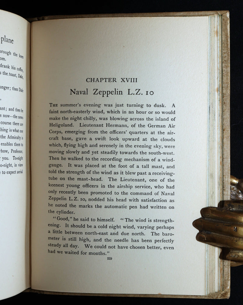 1915 Rare Book -  The Invisible War-Plane: A Tale of Air Adventure, Illustrated