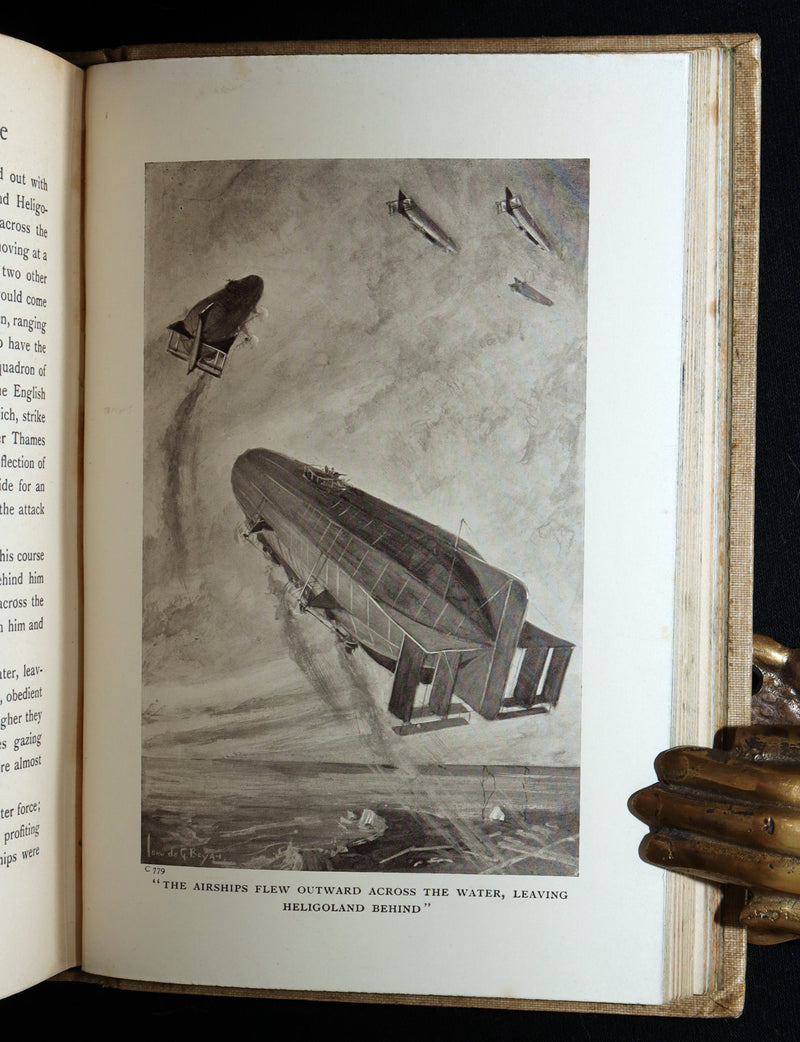 1915 Rare Book -  The Invisible War-Plane: A Tale of Air Adventure, Illustrated