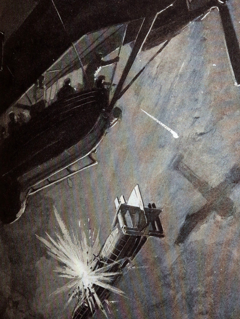 1915 Rare Book -  The Invisible War-Plane: A Tale of Air Adventure, Illustrated