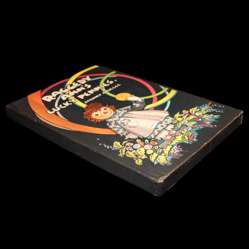 1931 First Edition - Raggedy Ann's Lucky Pennies in Publisher's Box w/ Book Mark