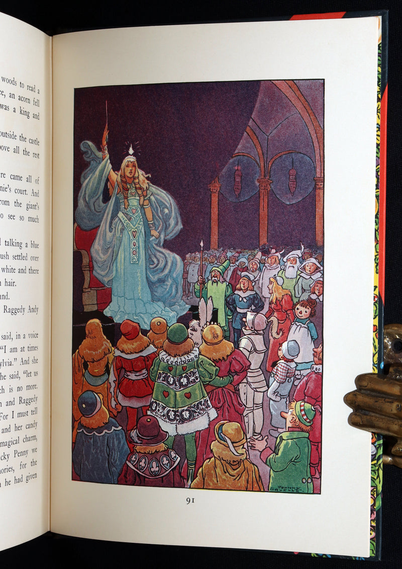 1931 First Edition - Raggedy Ann's Lucky Pennies in Publisher's Box w/ Book Mark