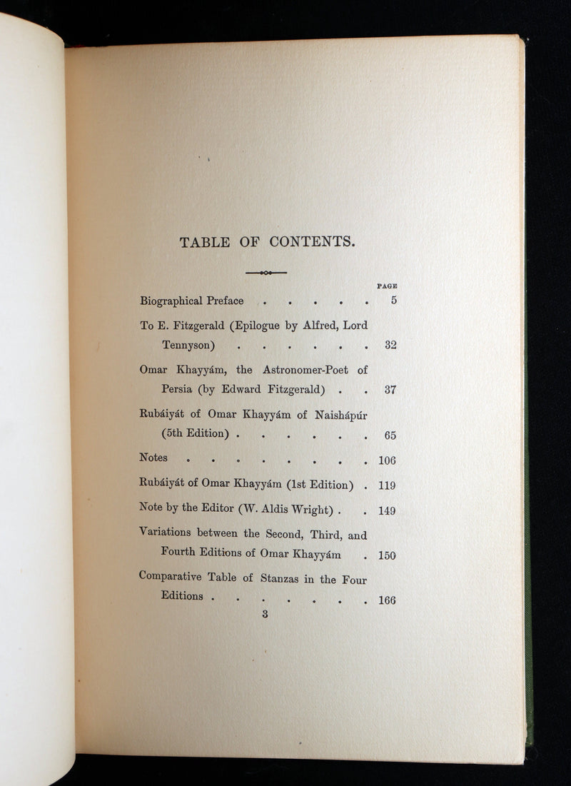 1902 Rare Book - Rubaiyat of Omar Khayyam illustrated by Gilbert James