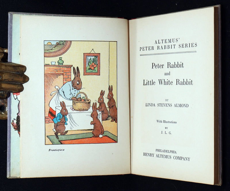 1923 Rare Book with Dust Jacket - Peter Rabbit and Little White Rabbit
