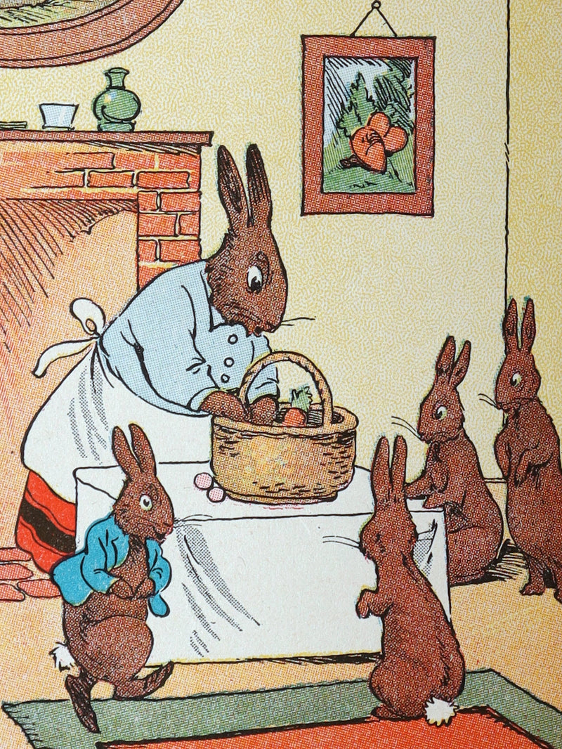 1923 Rare Book with Dust Jacket - Peter Rabbit and Little White Rabbit