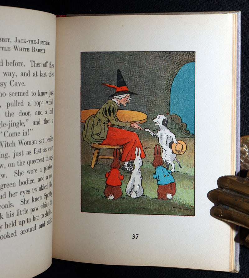 1923 Rare Book with Dust Jacket - Peter Rabbit and Little White Rabbit