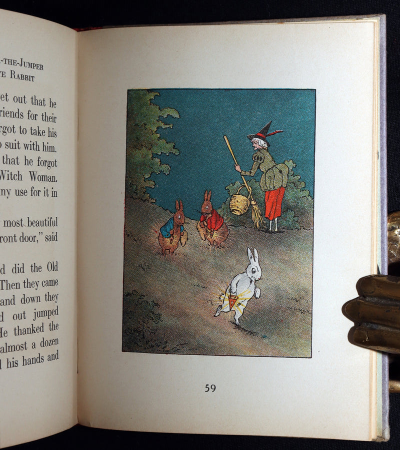 1923 Rare Book with Dust Jacket - Peter Rabbit and Little White Rabbit