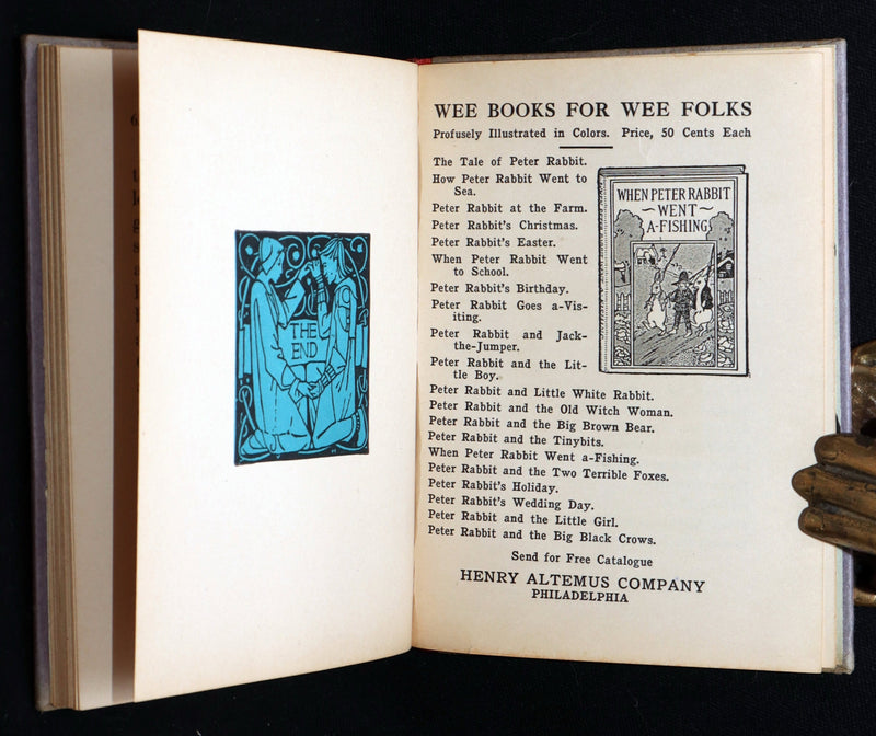 1923 Rare Book with Dust Jacket - Peter Rabbit and Little White Rabbit