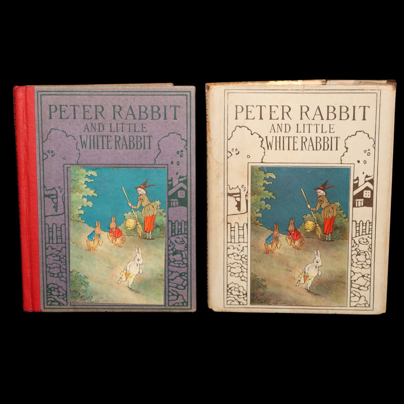 1923 Rare Book with Dust Jacket - Peter Rabbit and Little White Rabbit