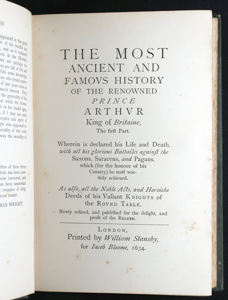1890 Rare Routledge Edition -  La Mort d’Arthure: The History of King Arthur