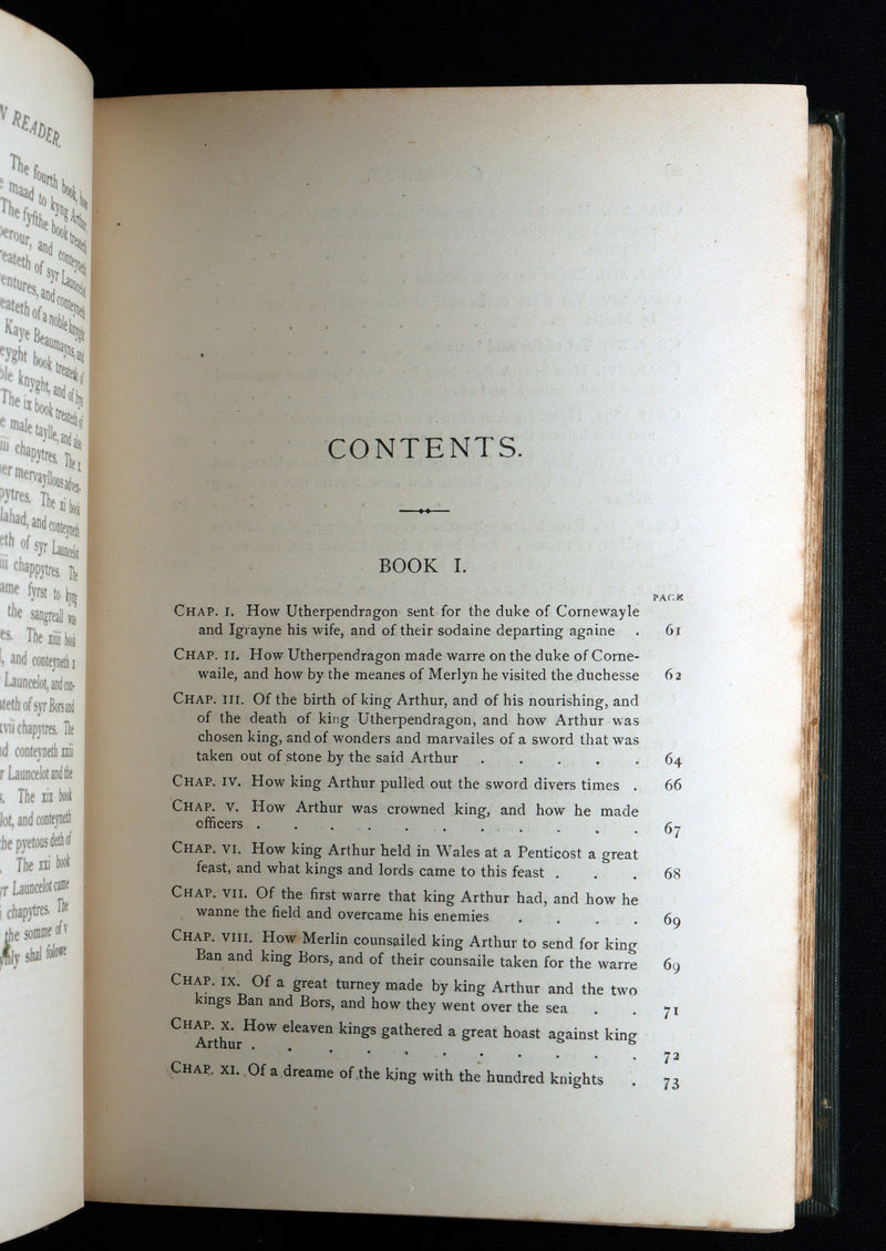 1890 Rare Routledge Edition -  La Mort d’Arthure: The History of King Arthur