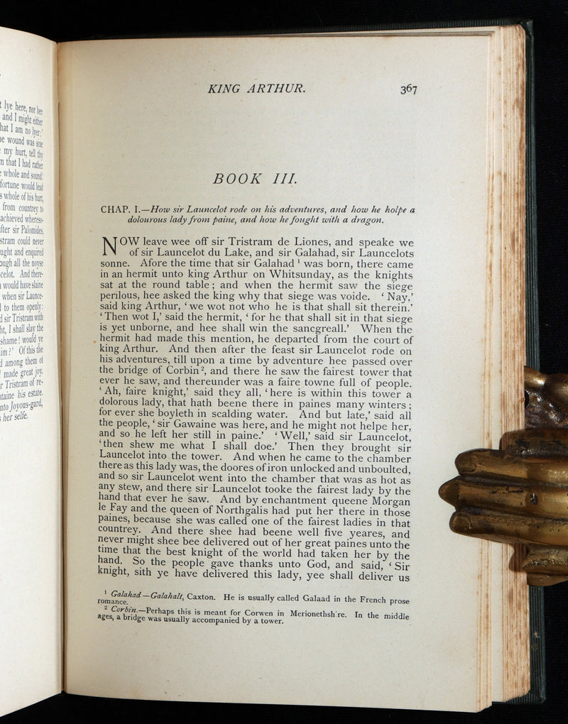 1890 Rare Routledge Edition -  La Mort d’Arthure: The History of King Arthur