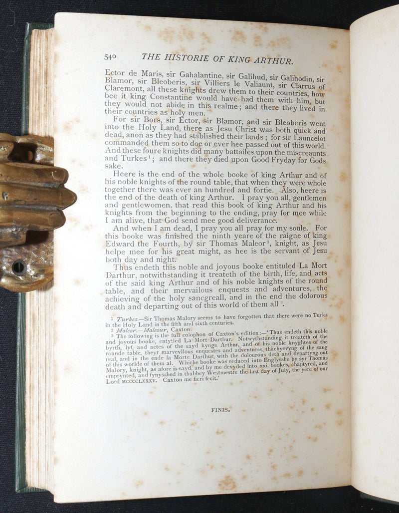 1890 Rare Routledge Edition -  La Mort d’Arthure: The History of King Arthur