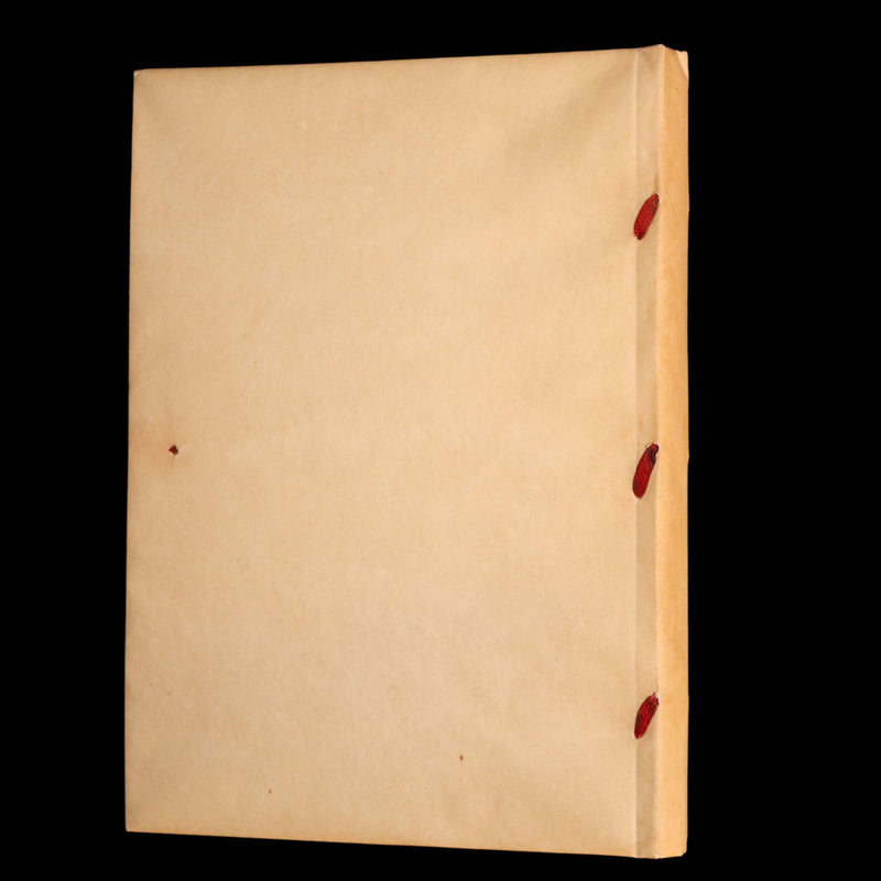 1930 Hand-painted Vellum Binding - Sonnets from the Portuguese by E. B. Browning