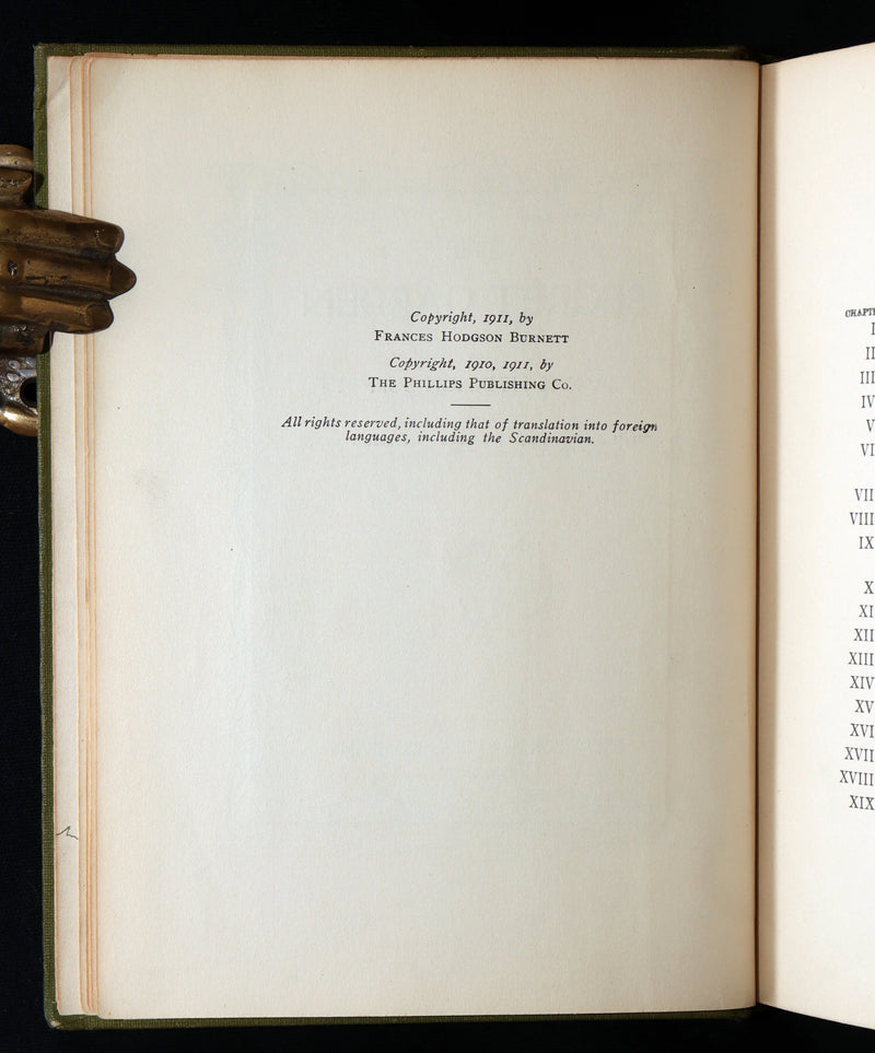 1911 Rare First Edition - The Secret Garden by Frances Hodgson Burnett
