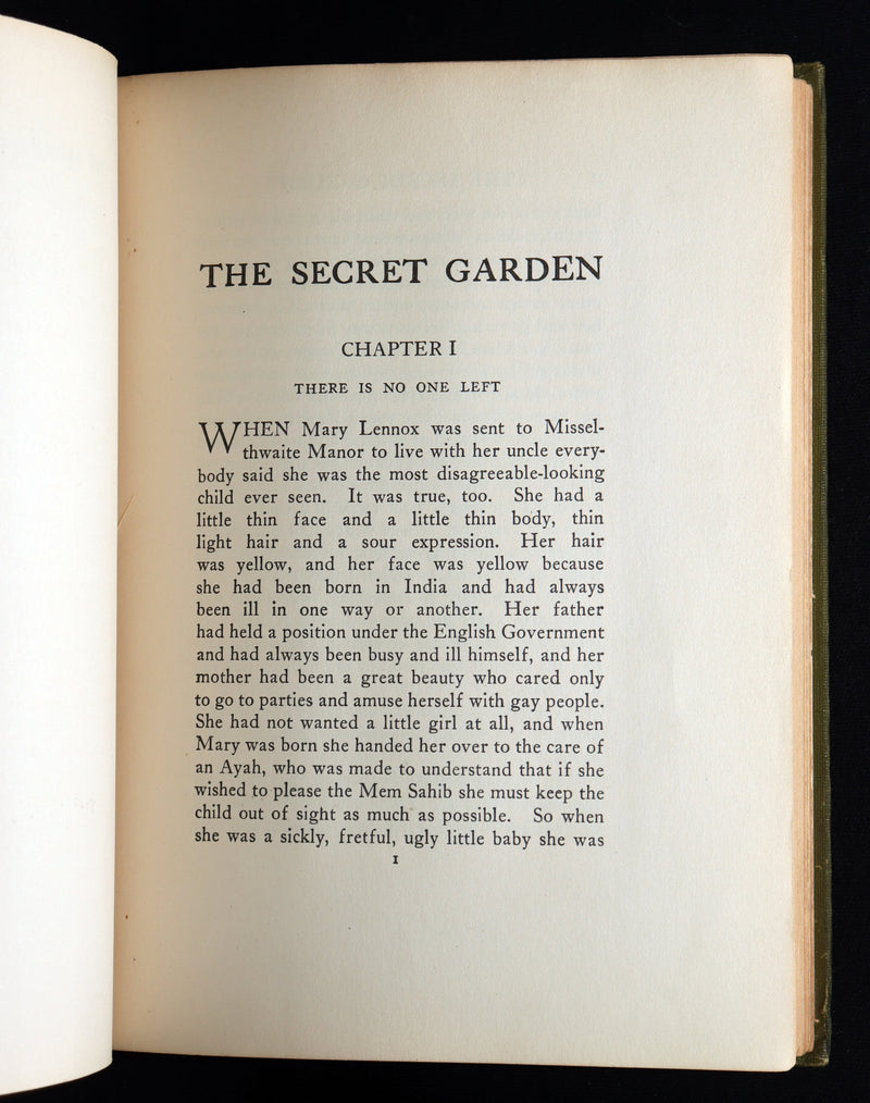 1911 Rare First Edition - The Secret Garden by Frances Hodgson Burnett