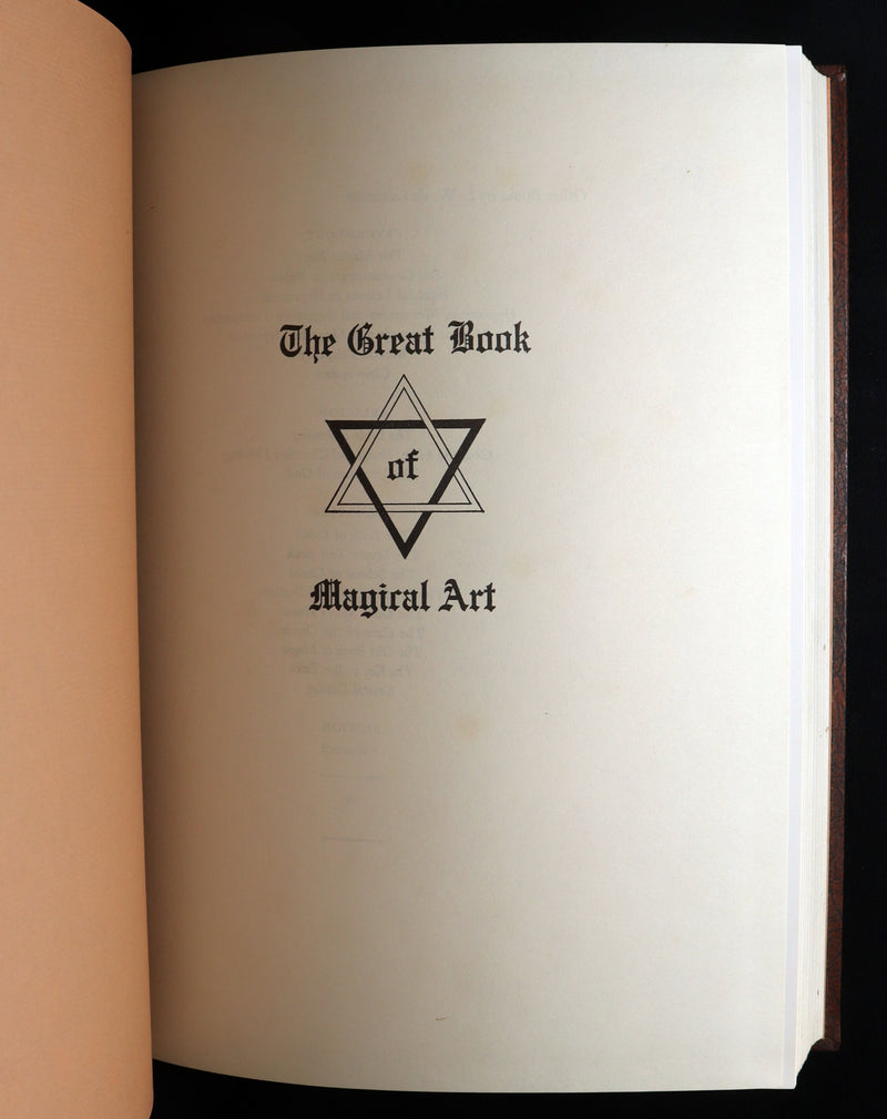 1939 Rare de Laurence Book - Magical Art, Hindu Magic and East Indian Occultism
