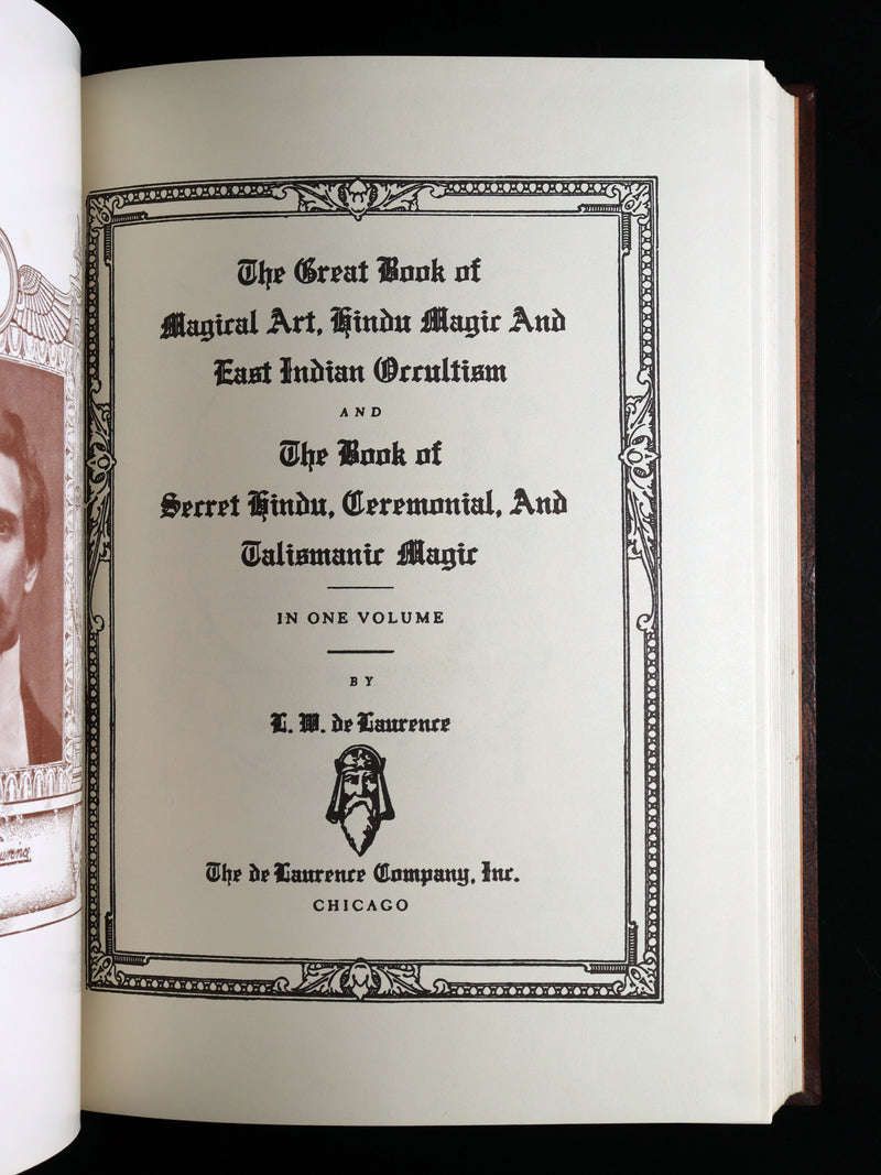 1939 Rare de Laurence Book - Magical Art, Hindu Magic and East Indian Occultism
