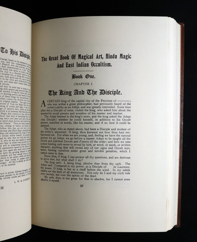 1939 Rare de Laurence Book - Magical Art, Hindu Magic and East Indian Occultism