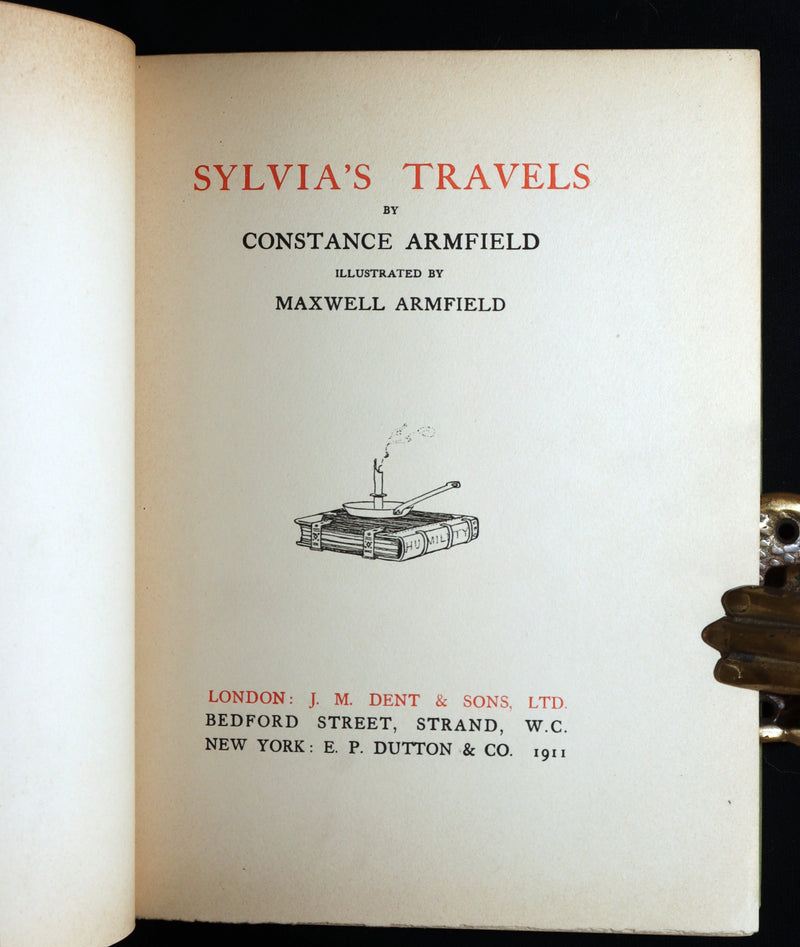 1911 Rare First Edition - Sylvia’s Travels by Constance and Maxwell Armfield