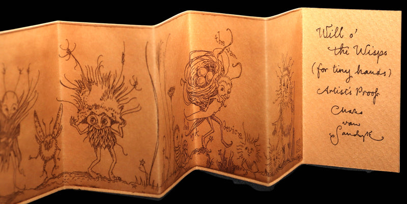 2012 Will o’ the Wisps – Charles van Sandwyk Artist’s Proof Miniature Book