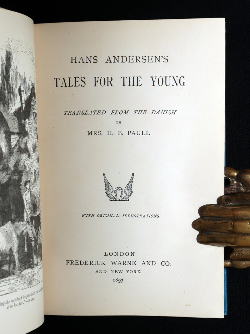 1897 Rare Book - Hans Andersen’s Fairy Tales for the Young, Illustrated