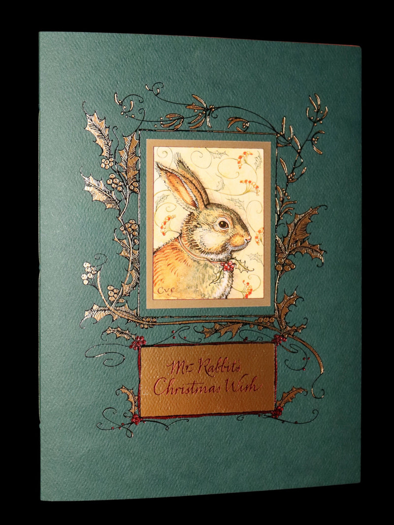2007 Rare Book Signed Charles van Sandwyk - Mr. Rabbit's Christmas Wish