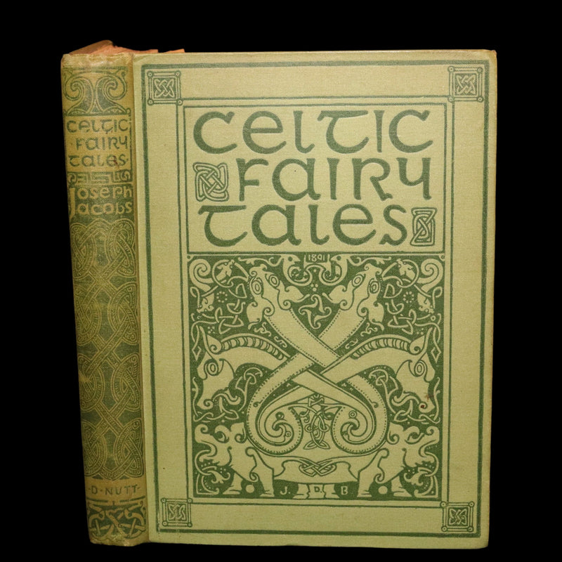 1892 Rare First Edition- Celtic Fairy Tales by J Jacobs Illustrated by JD Batten