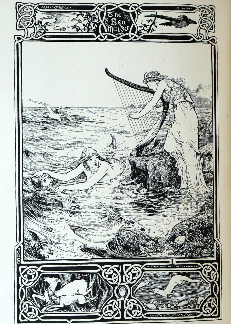 1892 Rare First Edition- Celtic Fairy Tales by J Jacobs Illustrated by JD Batten