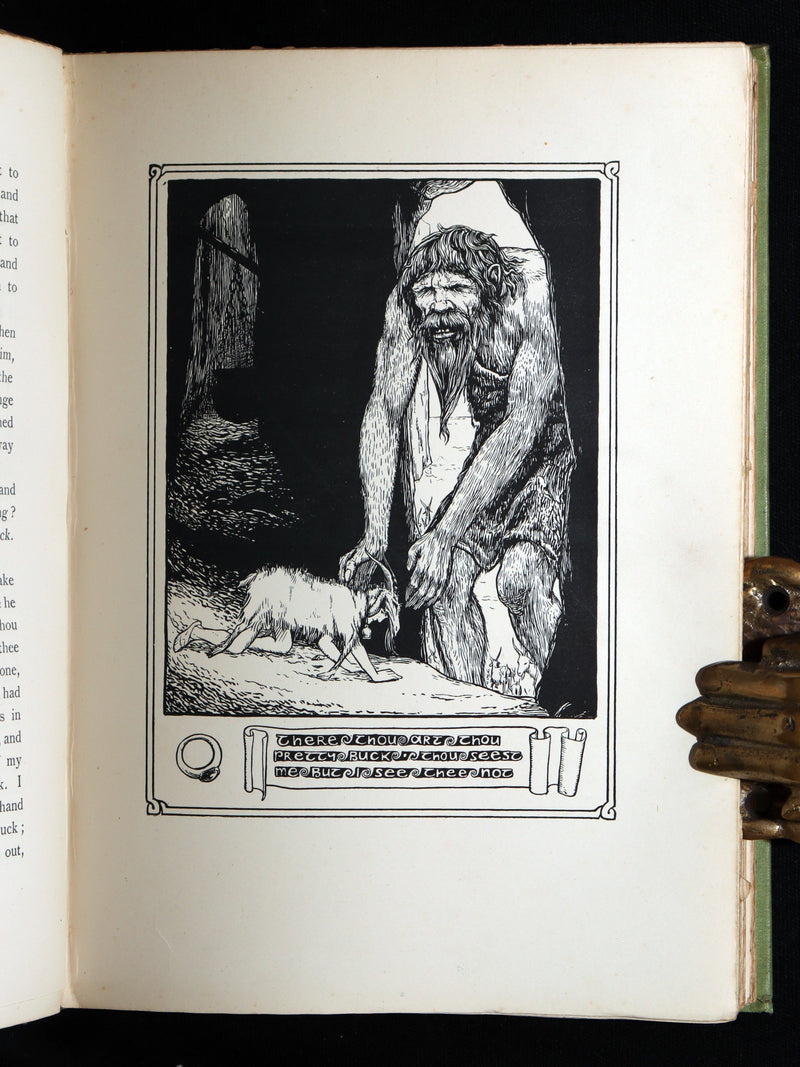 1892 Rare First Edition- Celtic Fairy Tales by J Jacobs Illustrated by JD Batten