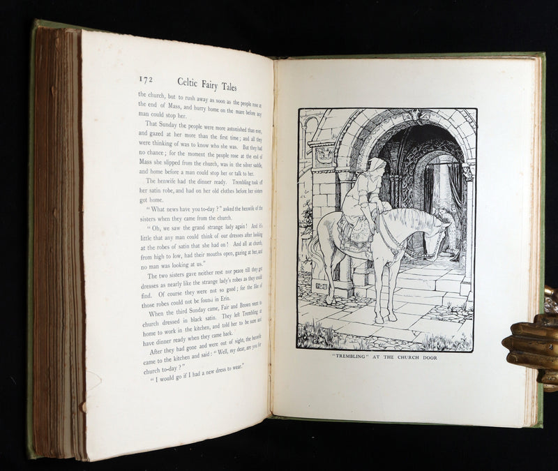 1892 Rare First Edition- Celtic Fairy Tales by J Jacobs Illustrated by JD Batten