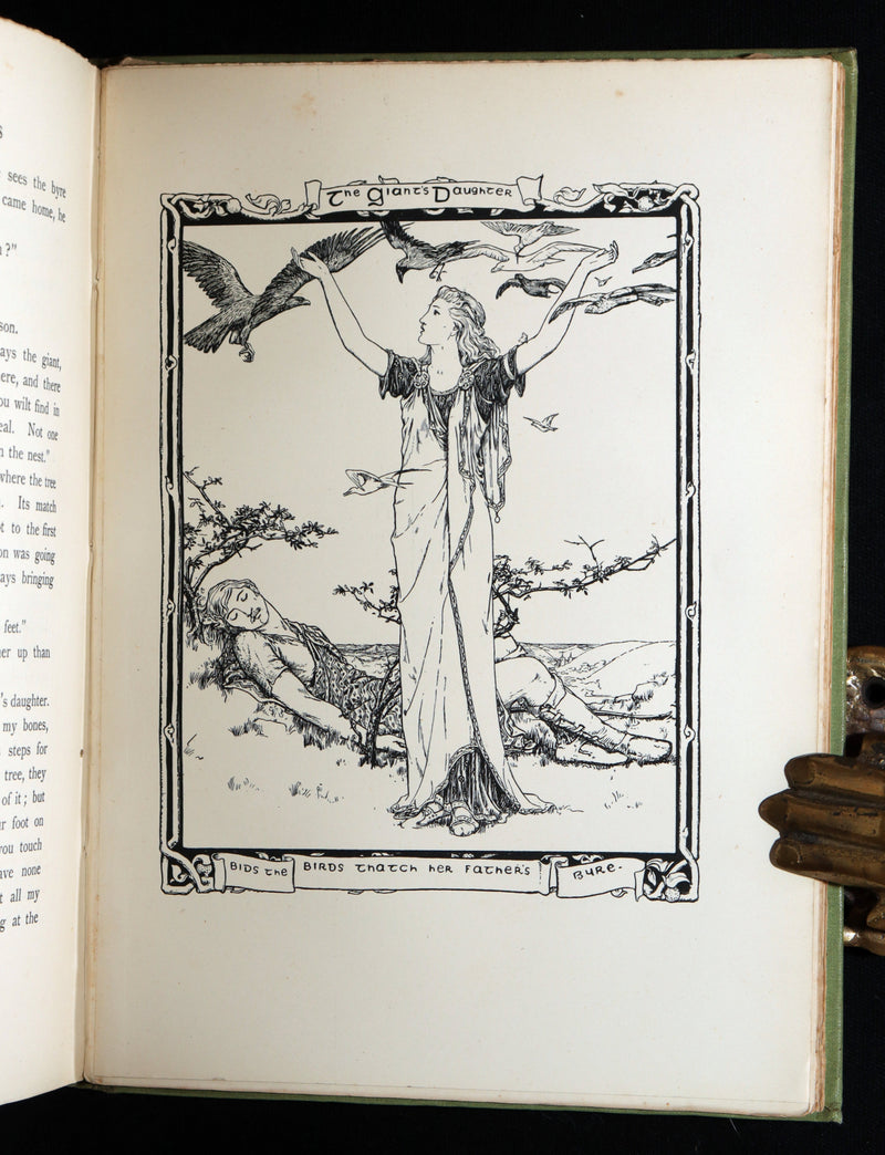 1892 Rare First Edition- Celtic Fairy Tales by J Jacobs Illustrated by JD Batten