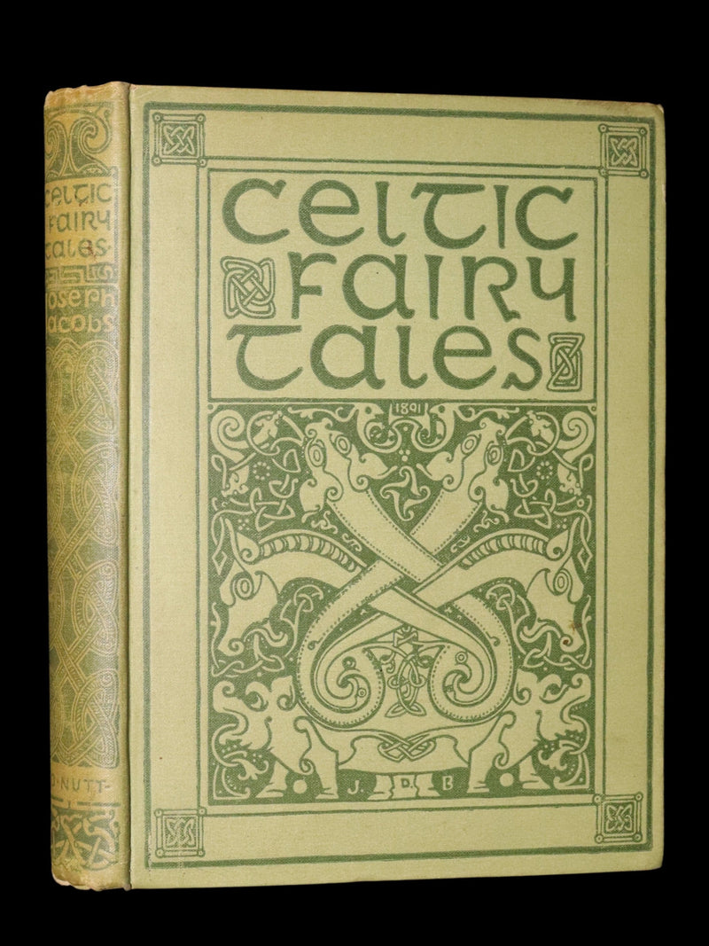 1892 Rare First Edition- Celtic Fairy Tales by J Jacobs Illustrated by JD Batten